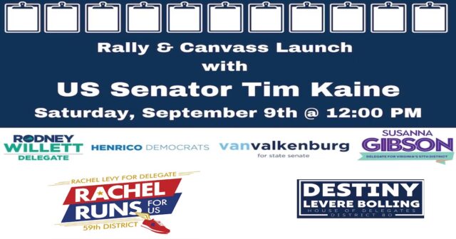 Tim Kaine rally