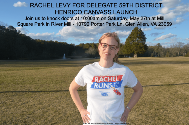 Henrico Canvass Launch - May 27 10:00am